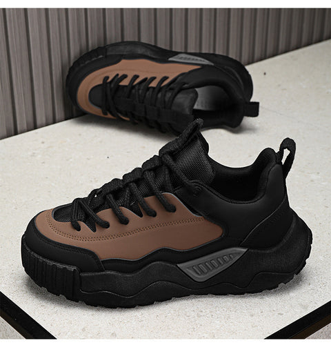 Male Leather Platform Fashion Casual Shoes