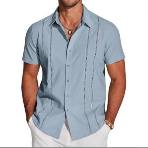 Trendy Wild Hawaii Holiday Lapel Men&