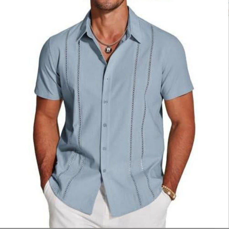 Trendy Wild Hawaii Holiday Lapel Men&