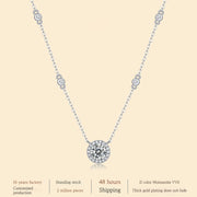 925 Silver Dot Starlight Pendant Fashion Clavicle Chain Does Not Fade
