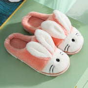 Children's  Parent-child Family Indoor Home Wooden Floor Slippers