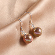 All-matching Opal Ear Hook 925 Sterling Silver Shell Pearl Earrings High-grade Female Earrings