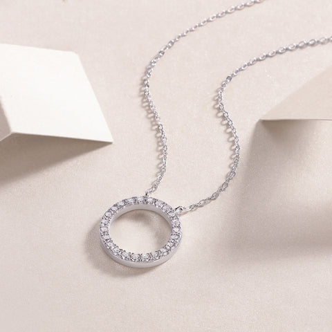 As You Wish - A Fashionable And Luxurious Diamond Jewelry Pendant Set With Moissanite S925 Sterling Silver And Platinum Plating