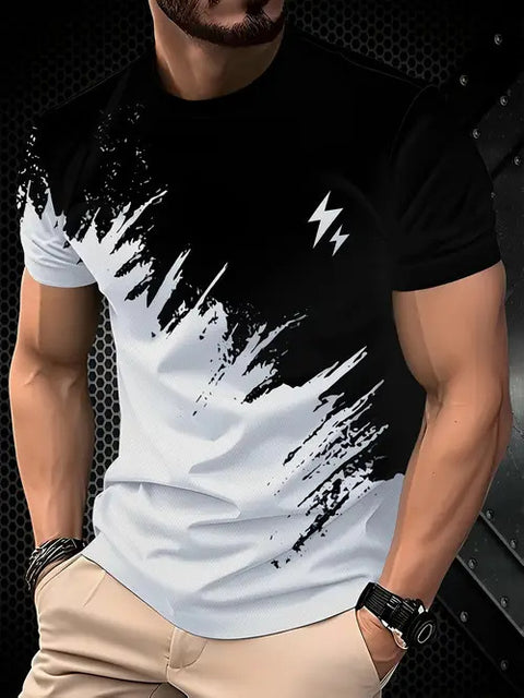 New Fashion Casual High Quality Contrast Color Men&