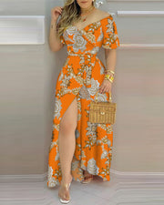 Ladies Casual Trend Fashion Print Dress