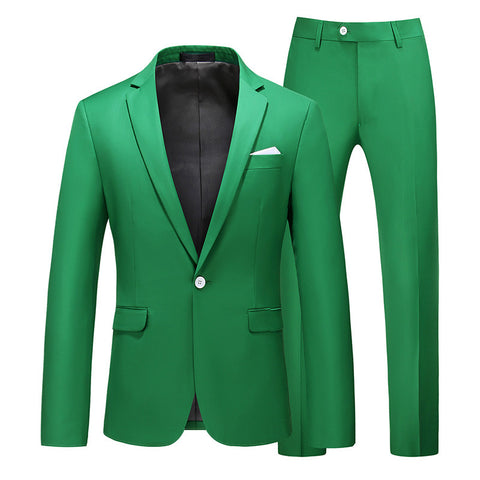 Multi-Color Two-piece Suit Men&
