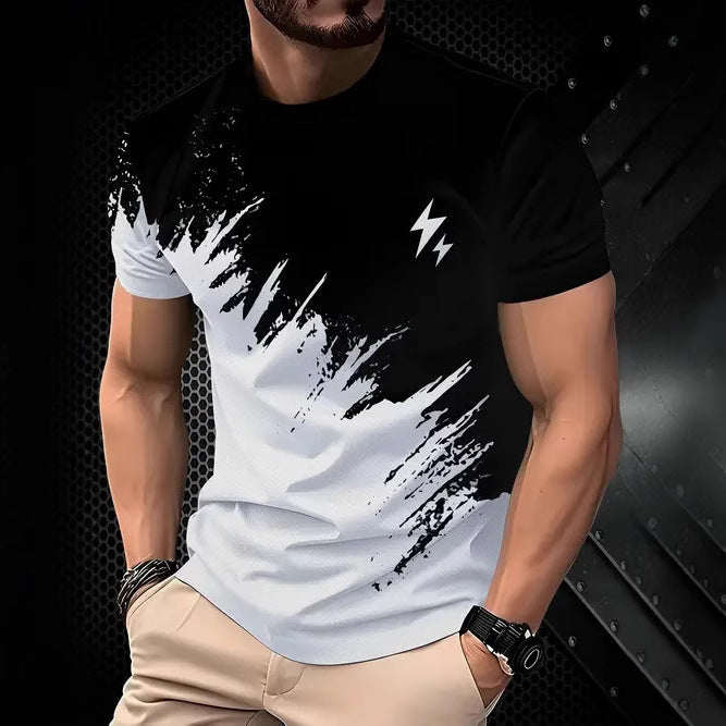 New Fashion Casual High Quality Contrast Color Men&