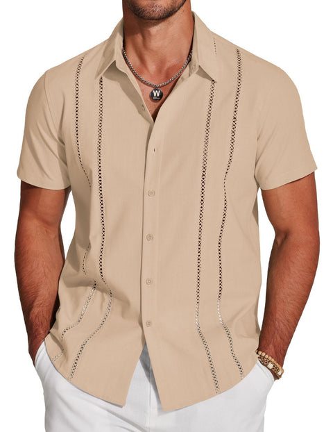 Trendy Wild Hawaii Holiday Lapel Men&