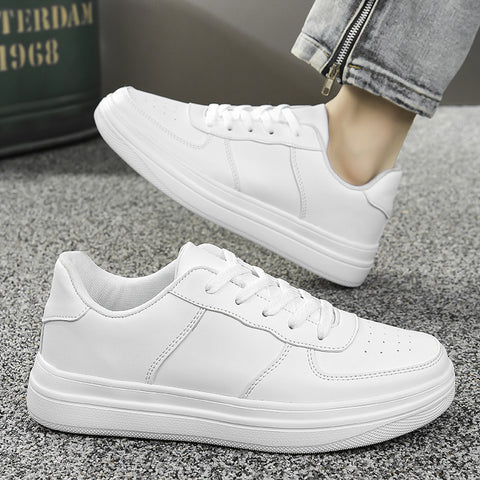 Plus Size Platform White Shoes Men&