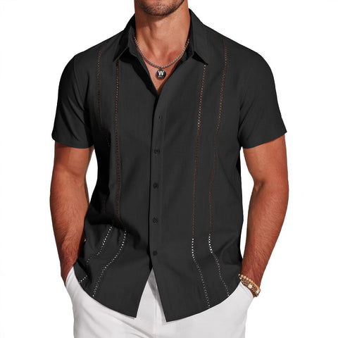 Trendy Wild Hawaii Holiday Lapel Men&