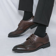 Plus Size Men's Leather Shoes Formal Wear