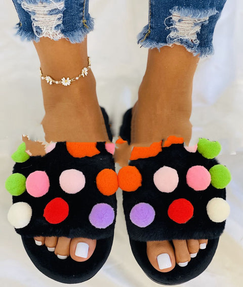 Flat-bottomed Plush Plus Size Women&