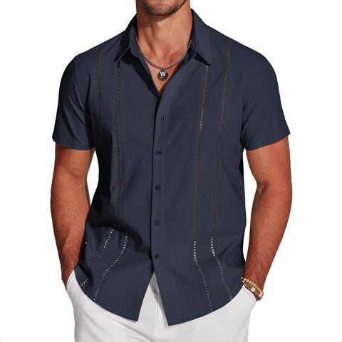 Trendy Wild Hawaii Holiday Lapel Men&