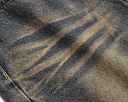 Men's All-match Leisure Washed-out Jeans
