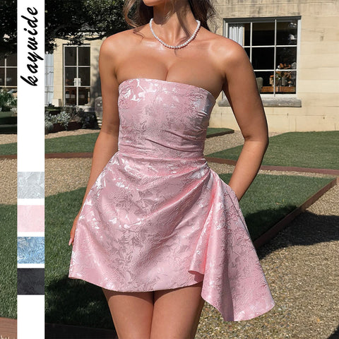 Socialite Style Tube Top Dress Women&